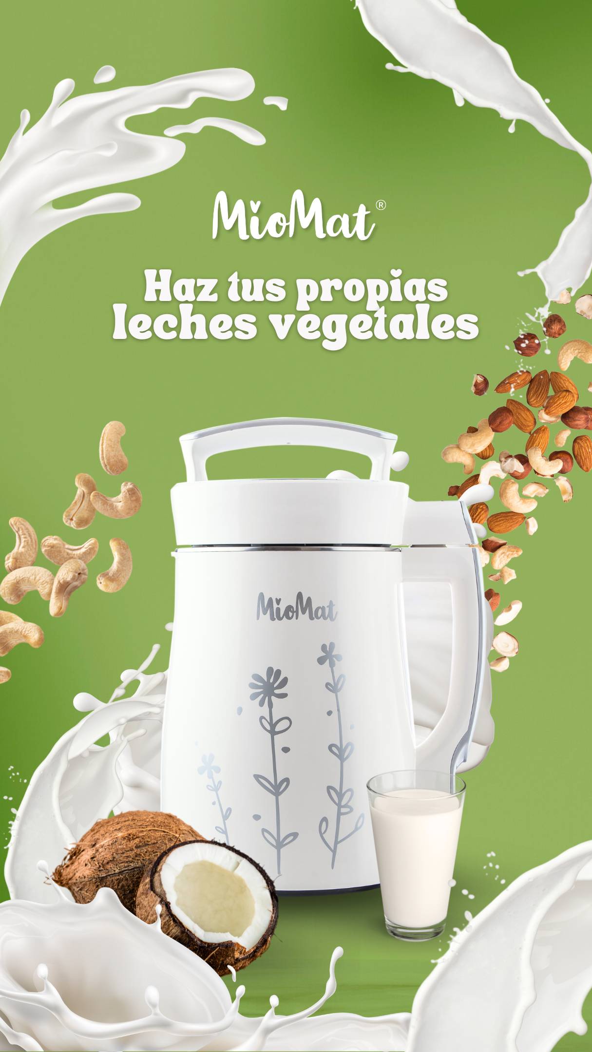 Haz tu propia leche vegetal MioMat Classic