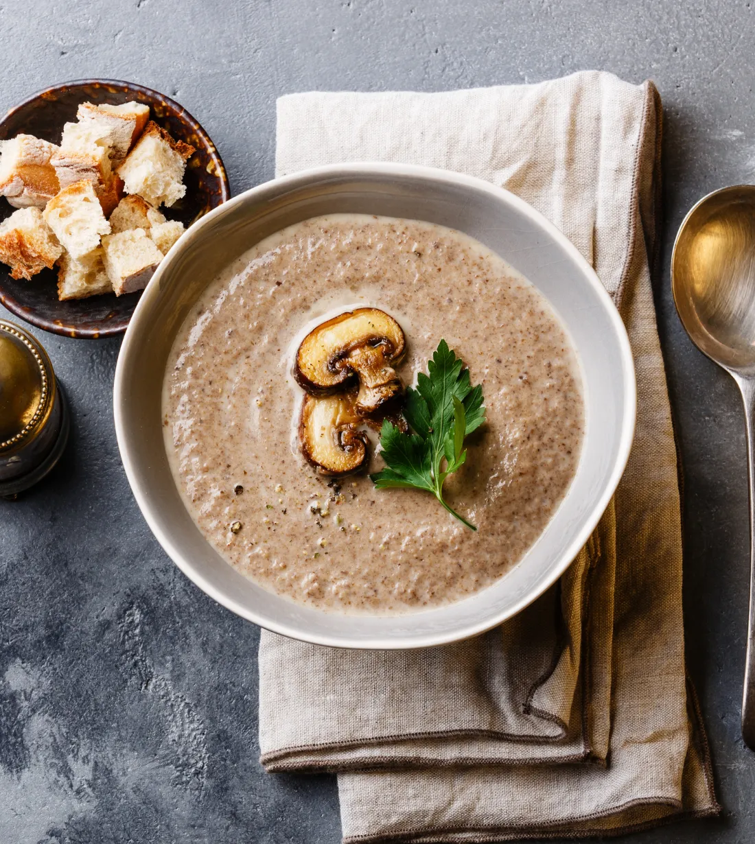 Crema de Champiñones Portobello