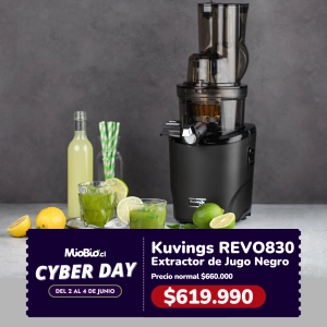 Extractor de Jugos Prensado en Frío – Kuvings REVO830 Negro