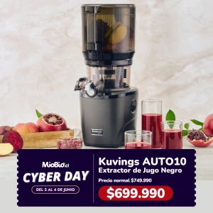 Extractor de jugos Prensador en frío Kuvings AUTO10 Negro