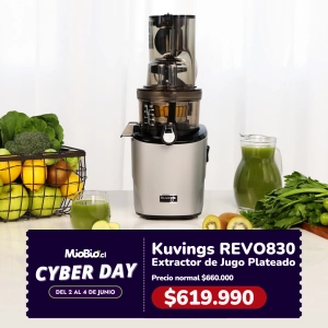 Extractor de jugos Prensador en frío Kuvings AUTO10 Plateada