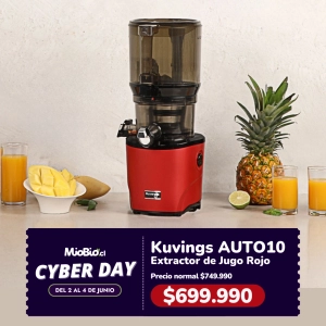 Extractor de jugos Prensador en frío Kuvings AUTO10 Roja