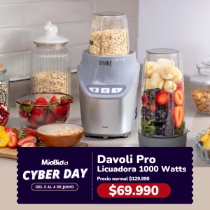 Licuadora de alta potencia con motor de 1000W – Davoli Pro