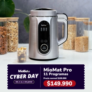 Máquina para hacer leches vegetales, leche de almendras, leche de arroz, sopas, cremas, papillas, compotas y más – MioMat Pro