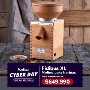Molino eléctrico para harinas de trigo, centeno, garbanzos, arroz y más – Fidibus XL