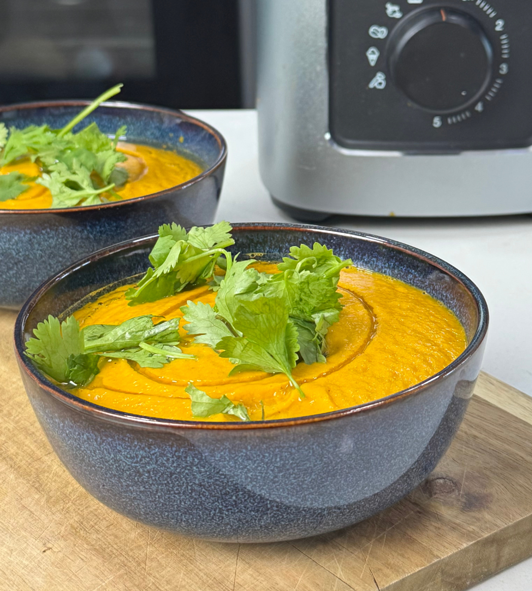 Crema de verduras asadas en Davoli Power