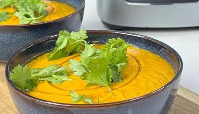 Crema de verduras asadas en Davoli Power