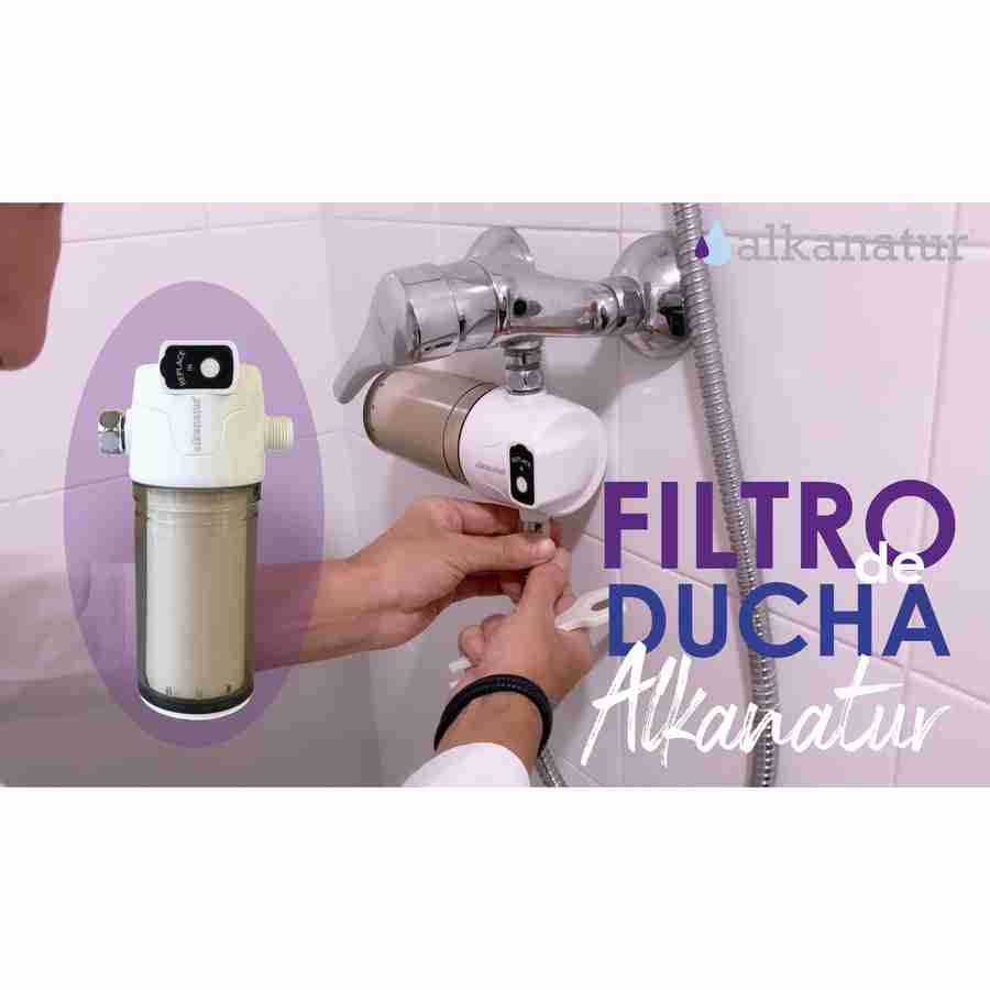 Filtro para ducha Alkanatur con filtro recambiable 